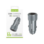 WEWO brzi auto punjač Samsung / iPhone 45W+ 18W - Slika 3