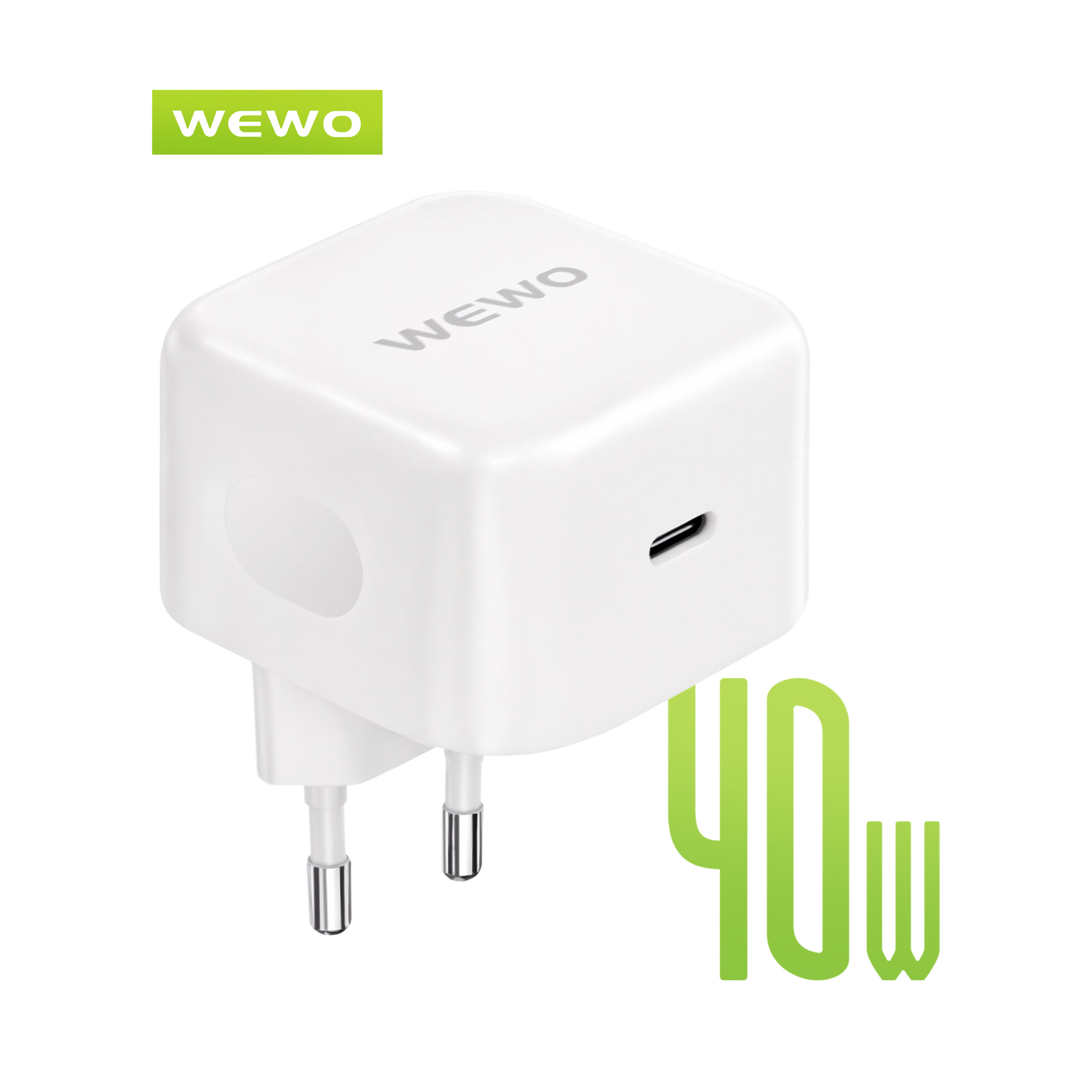699e31d8c11c0_1 WEWO Apple iPhone brzi punjač / adapter 40W – bez kabla - Slika 1