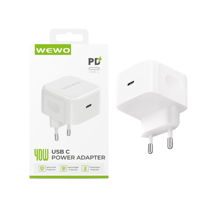 WEWO Apple iPhone brzi punjač / adapter 40W – bez kabla - Slika 2