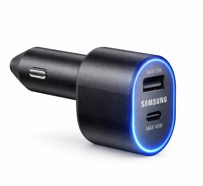 ORIGINAL Samsung auto punjač 45W + 15W Crni – bez kabla - Slika 3