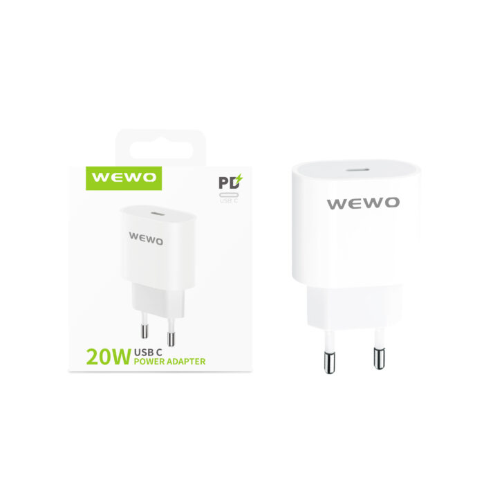 WEWO Apple iPhone brzi punjač / adapter 20W – bez kabla - Slika 2