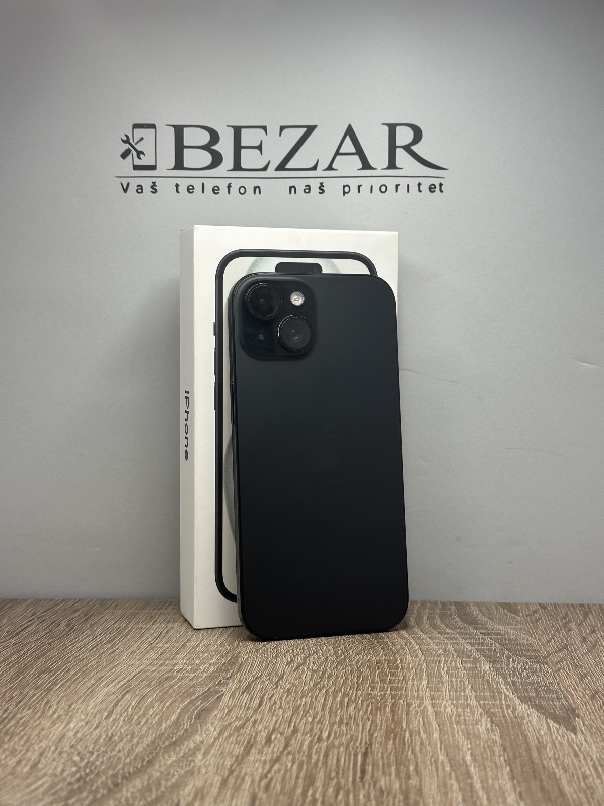 iPhone 15 256GB Crna - GARANCIJA + NA RATE - 11025