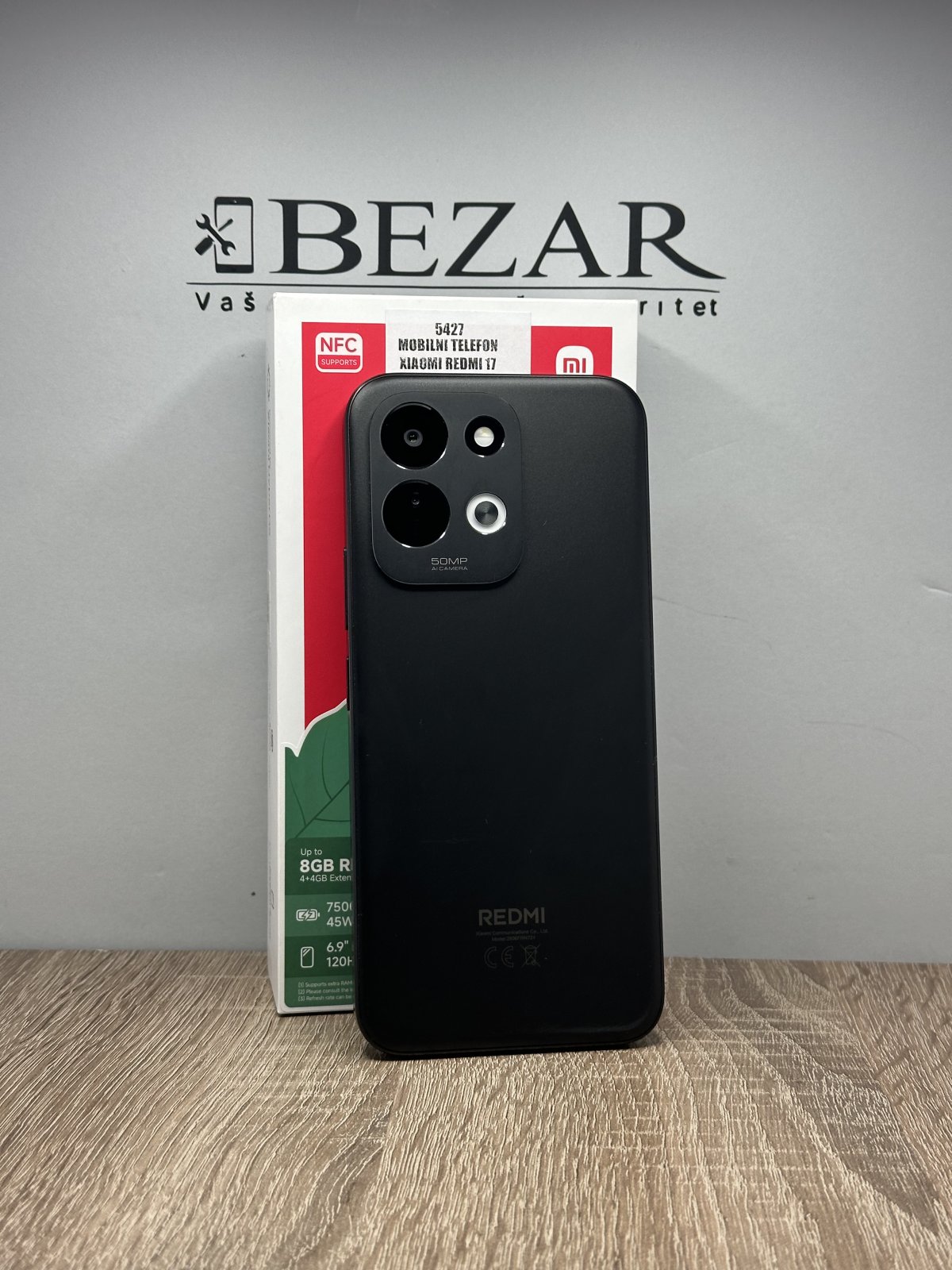 Xiaomi Redmi 17 4/128GB Black - GARANCIJA + NA RATE - 11107