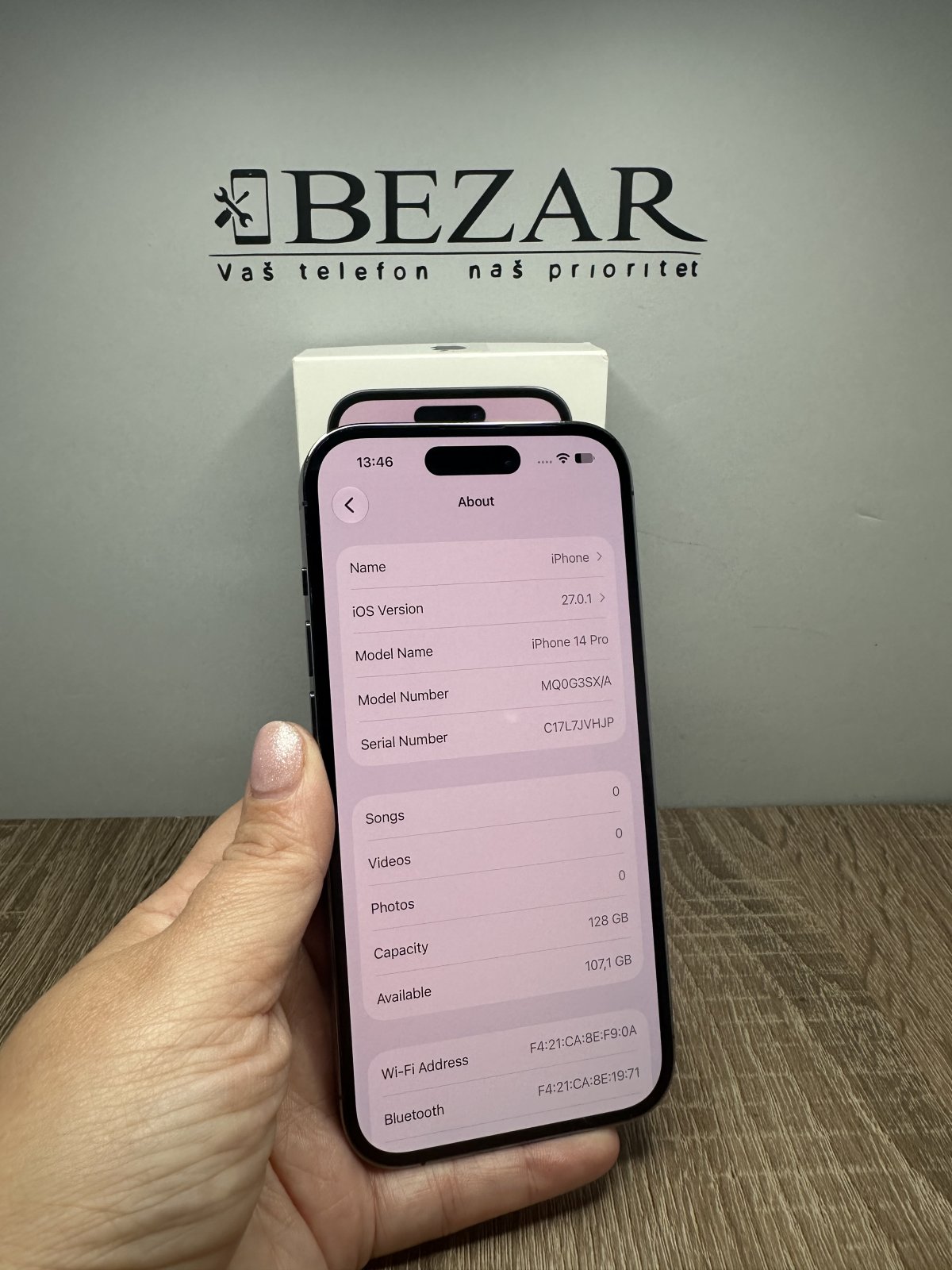 iPhone 14 Pro 128GB Deep Purple - GARANCIJA + NA RATE - 11091