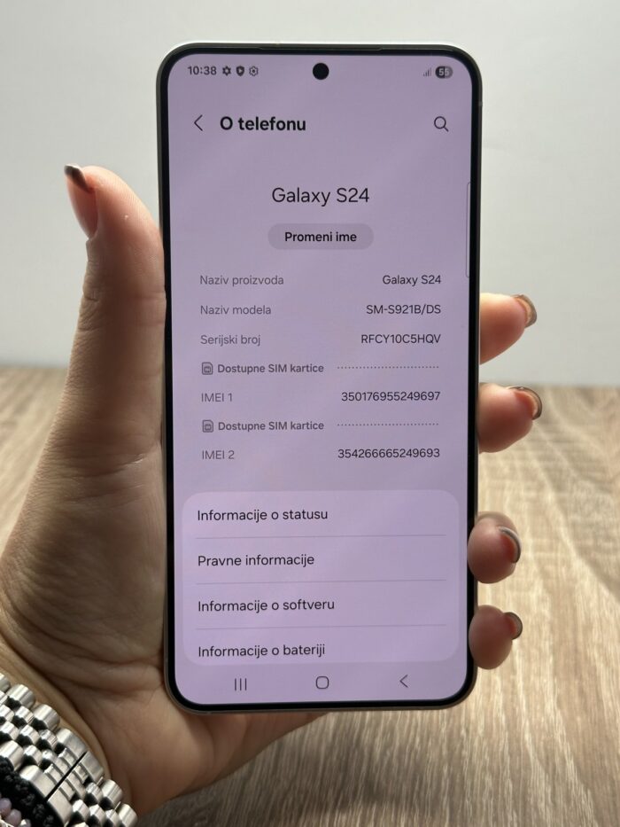 Samsung S24 8/256GB Bela - GARANCIJA + NA RATE - 11132