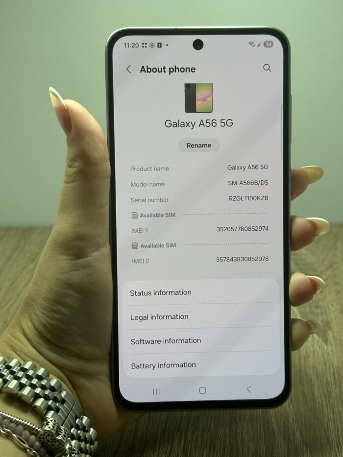 Samsung A56 8/128GB Awesome Graphite-GARANCIJA+NA RATE-11026