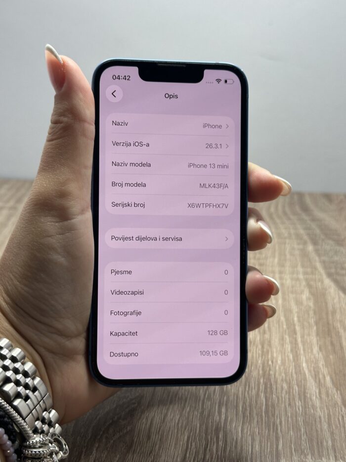 iPhone 13 Mini 128GB Blue - GARANCIJA + NA RATE - 11117