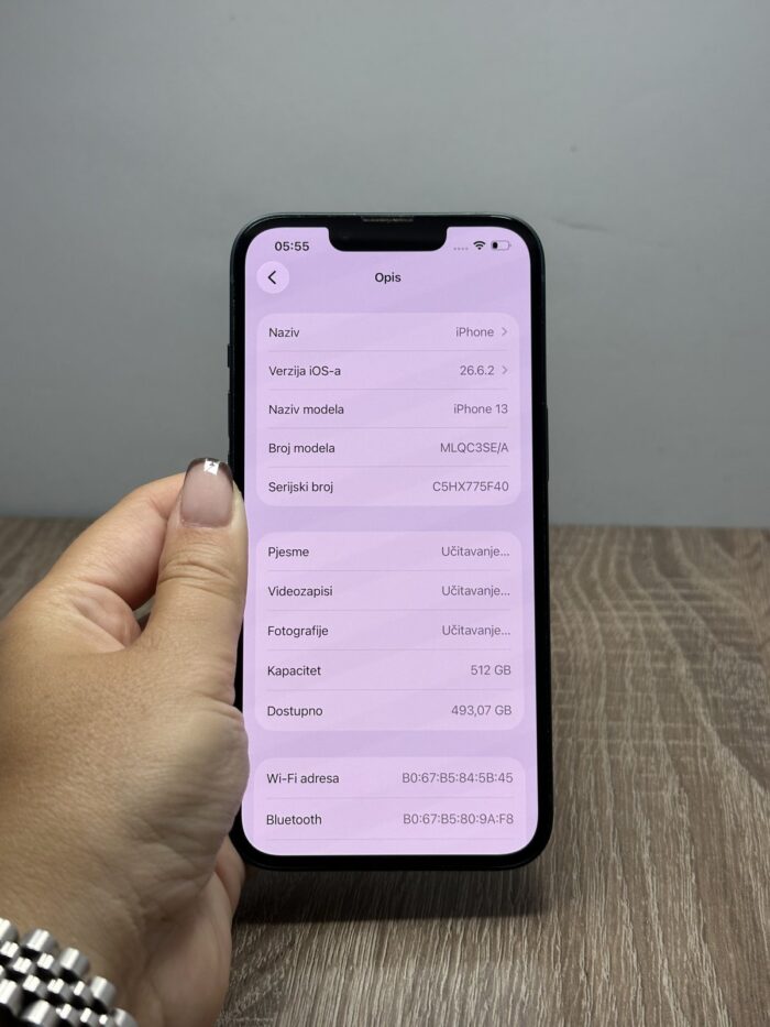 iPhone 13 512GB Midnight - GARANCIJA + NA RATE - 11178