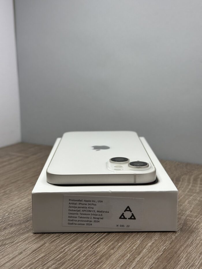 iPhone 14 Plus 128GB Bela - GARANCIJA + NA RATE - 11068