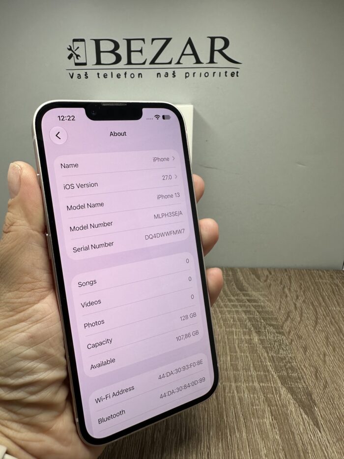 iPhone 13 128GB Roza - GARANCIJA + NA RATE - 11070