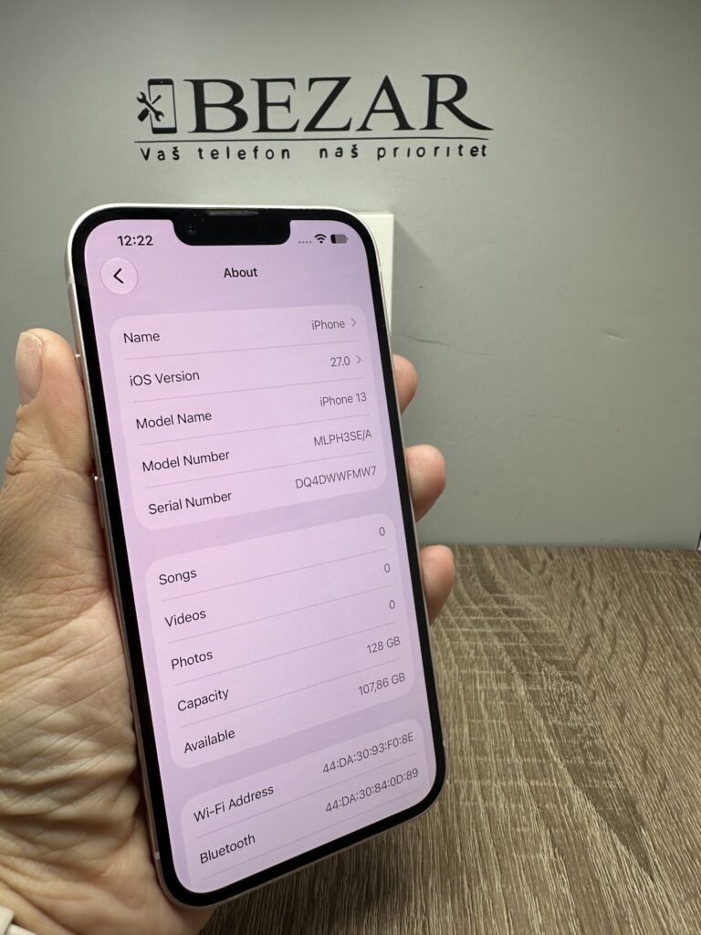 iPhone 13 128GB Roza - GARANCIJA + NA RATE - 11070