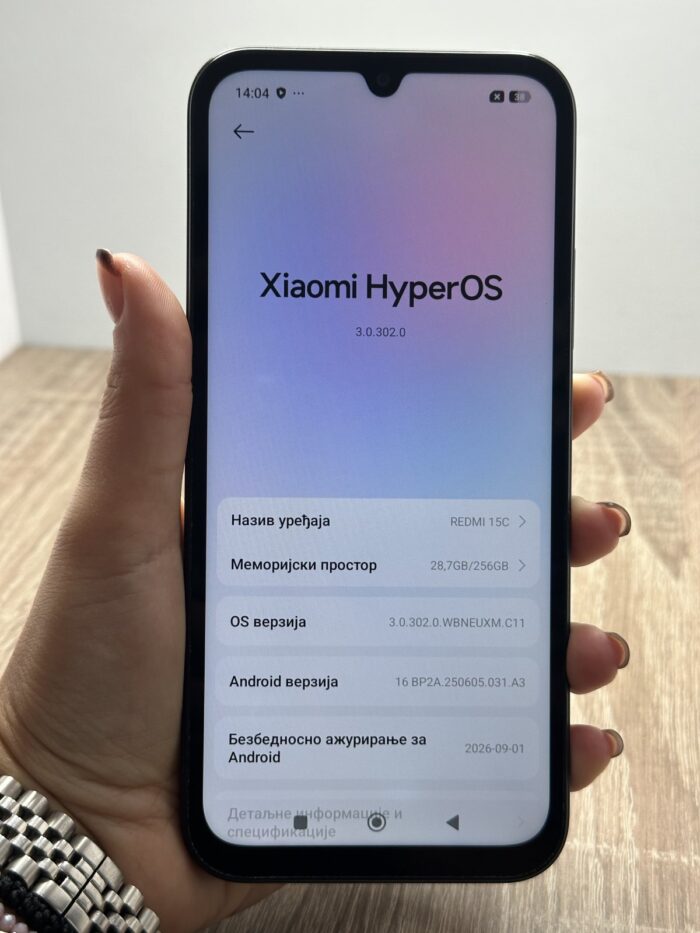 Xiaomi Redmi 15c 4/256GB Midnight Black - GARANCIJA + NA RATE - 11145