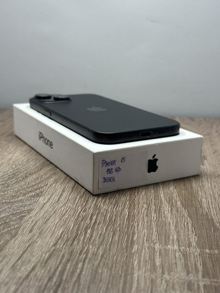 iPhone 15 128GB Crna - GARANCIJA + NA RATE - 11144