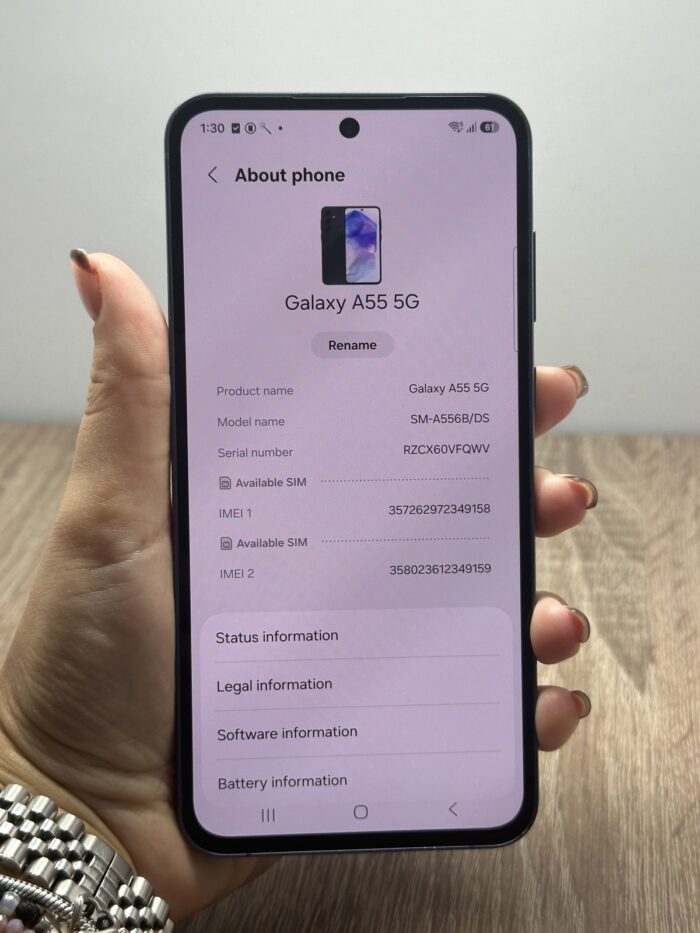Samsung A55 8/128GB Awesome Navy - GARANCIJA + NA RATE - 11159